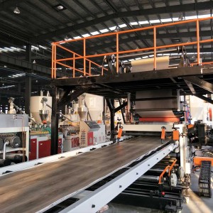 PVC marble sheet extrusion line