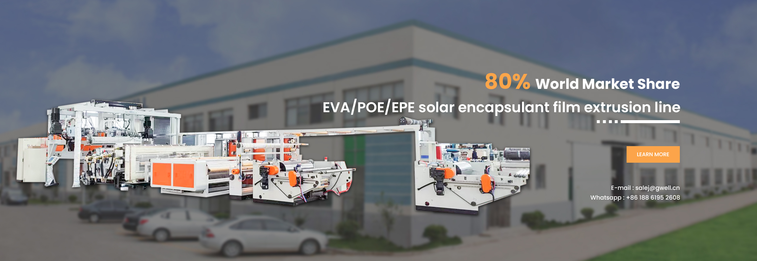 EVA POE solar film extrusion line